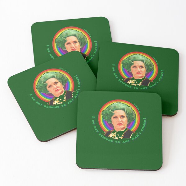 Item preview, Man's Finger Mollie Sugden Mrs Slocombe are You Being Served British Comedy Vintage white designed and sold by zellginnsp.