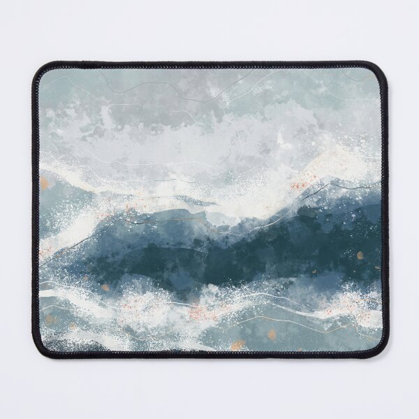 Item preview, Abstract Ocean Waves Seascape Blue designed and sold by kasamor.
