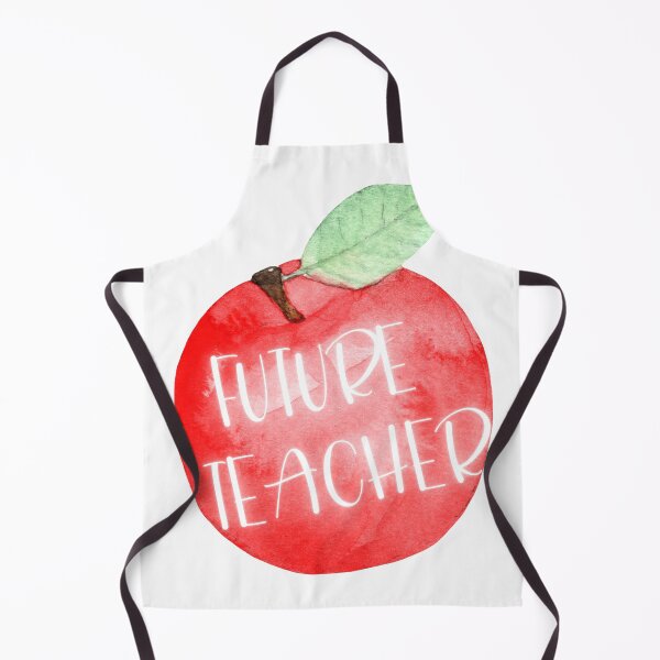 Item preview, FUTURE TEACHER WATERCOLOR APPLE designed and sold by cottagecorococo.