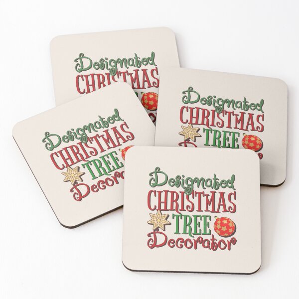 Item preview, Designated Christmas Tree Decorator, Fun Slogan For All Christmas Tree Decorators, Colourful Font designed and sold by TrulyEpoque.