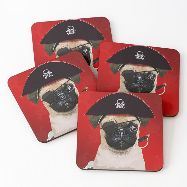 Item preview, Pirate Pug designed and sold by L'art Designs.