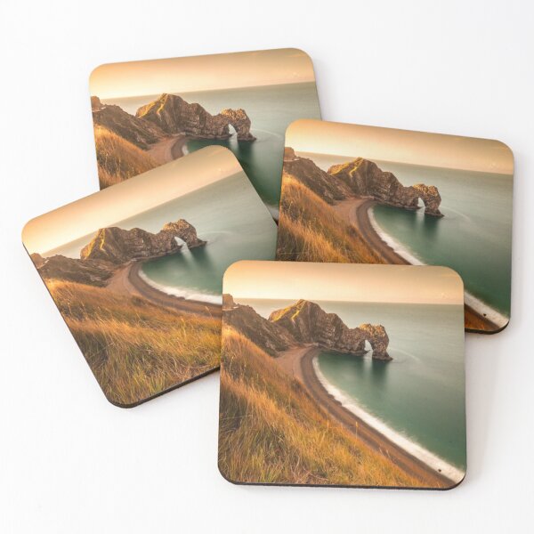 Item preview,  Beautiful green landscape with green trees and mountain at sunset art designed and sold by BEAUTY ⭐⭐⭐⭐⭐.