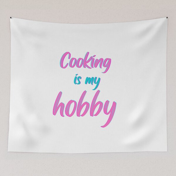 Item preview, cooking is my hobby designed and sold by HeavenDesign99.