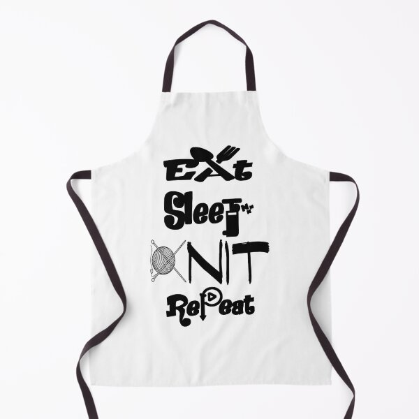 Item preview, Eat sleep knit repeat,V999. designed and sold by Chakilogy.