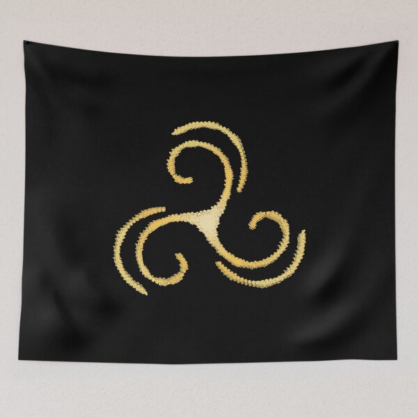 Item preview, Triskele, triskellion, triskel, nordic, triple spiral, trinity knot, celtic symbol designed and sold by nitty-gritty.