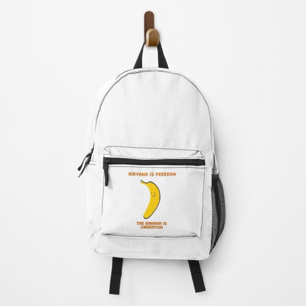 Item preview, Nirvana is Freedom The Banana is Liberation - funny buddhist quotes designed and sold by Mobius Spot Collective.