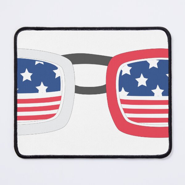 Item preview, american flag on glasses designed and sold by wa2022.