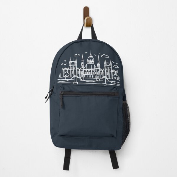 Item preview, Budapest line art (white version) designed and sold by ziryna.
