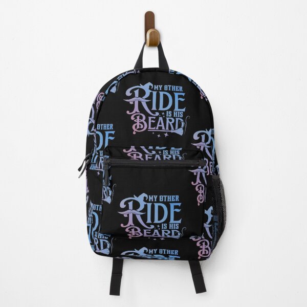 Item preview, My Other Ride Is His Beard, Witch Halloween, Funny Witch Quote designed and sold by Mixture-DESIGN.