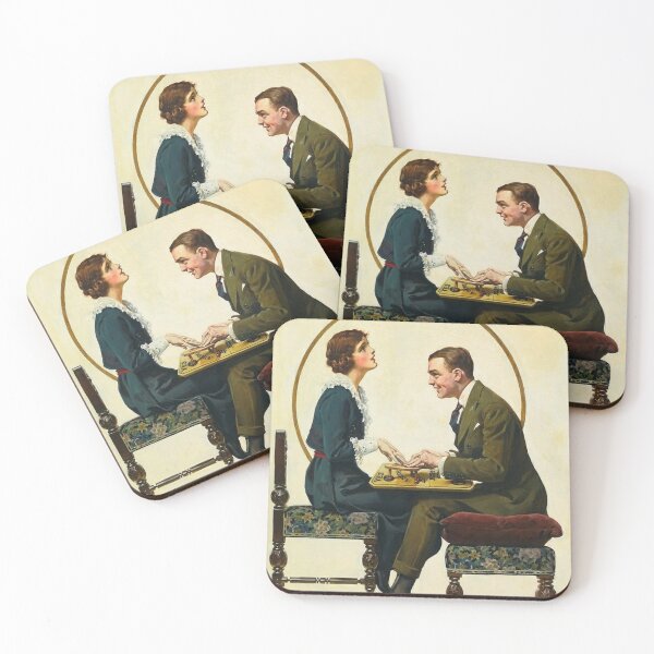 Item preview, Norman Rockwell - The Ouija Board, (1920) designed and sold by Olivia-One.