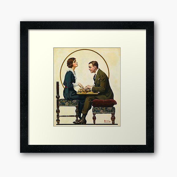 Item preview, Norman Rockwell - The Ouija Board, (1920) designed and sold by Olivia-One.