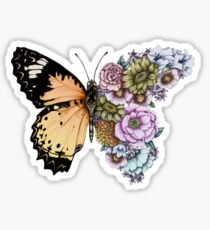 Butterfly in Bloom II Sticker