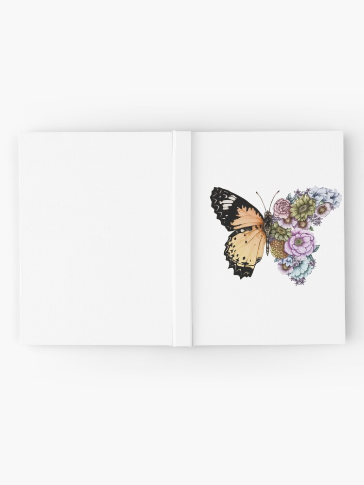 "Butterfly in Bloom II" Hardcover Journal for Sale by ECMazur Redbubble