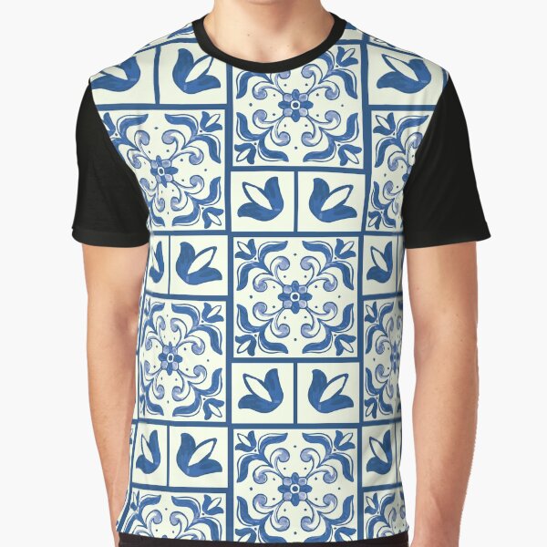 Vista previa del artículo con la obra «Azulejo azul lisboa», diseñado y vendido por Timegraf.