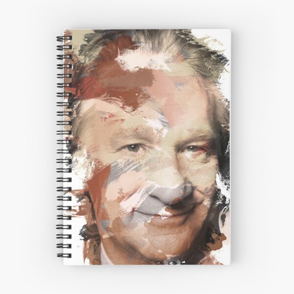 Item preview, Paint-Stroked Portrait of TV Host and Activist, Bill Maher designed and sold by ThisOnAShirt.