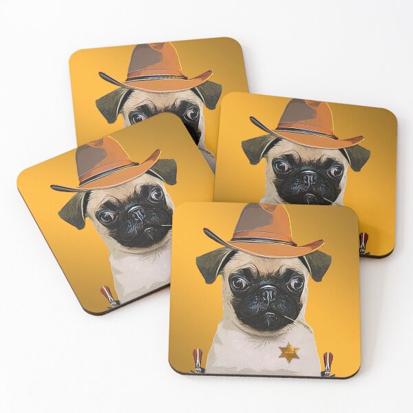 Item preview, Sheriff Pug designed and sold by L'art Designs.
