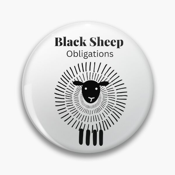Item preview, Black Sheep Obligations  designed and sold by HerartbyHer.