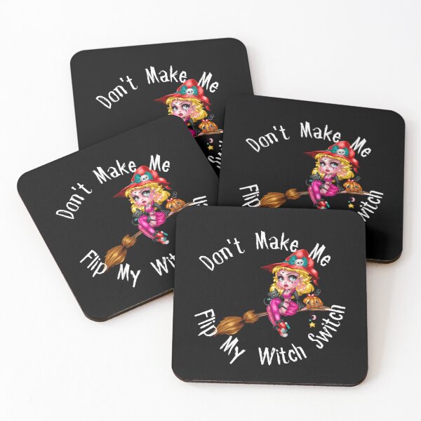 Item preview,  Don't Make Me Flip My Witch Switch knowledge on a broom designed and sold by Anna-Kik.