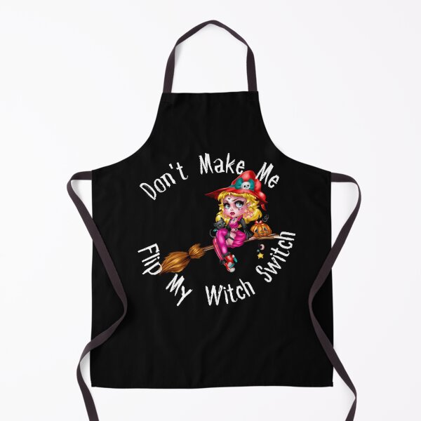 Item preview, Don't Make Me Flip My Witch Switch knowledge on a broom designed and sold by Anna-Kik.