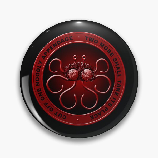 Item preview, Noodly Hydra (with phrase) designed and sold by mockfu.