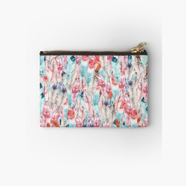 Item preview, Colorful Watercolor Bohemian Owl Feathers Seamless Pattern designed and sold by CrossVersion.