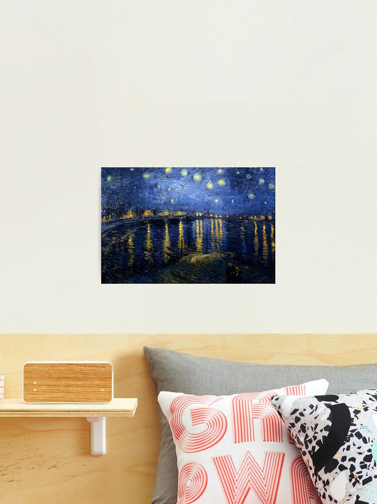 Thumbnail 1 of 3, Photographic Print, Starry Night Over the Rhone - Van Gogh designed and sold by NewNomads.