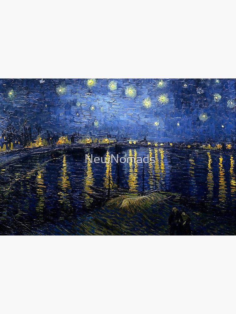Thumbnail 3 of 3, Photographic Print, Starry Night Over the Rhone - Van Gogh designed and sold by NewNomads.