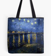 Starry Night Over the Rhone - Van Gogh Tote Bag