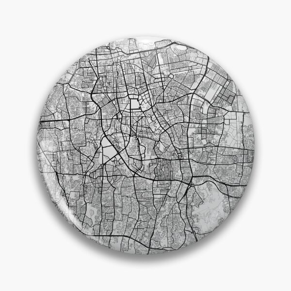 Item preview, Jakarta City Map of Indonesia - Light designed and sold by deMAP.