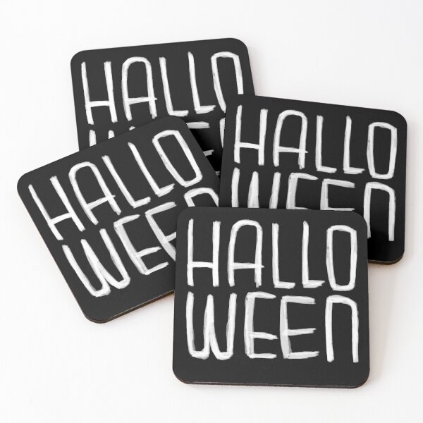 Item preview, Simple Hallo Ween Typography, Halloween  designed and sold by badlydrawnbabe.