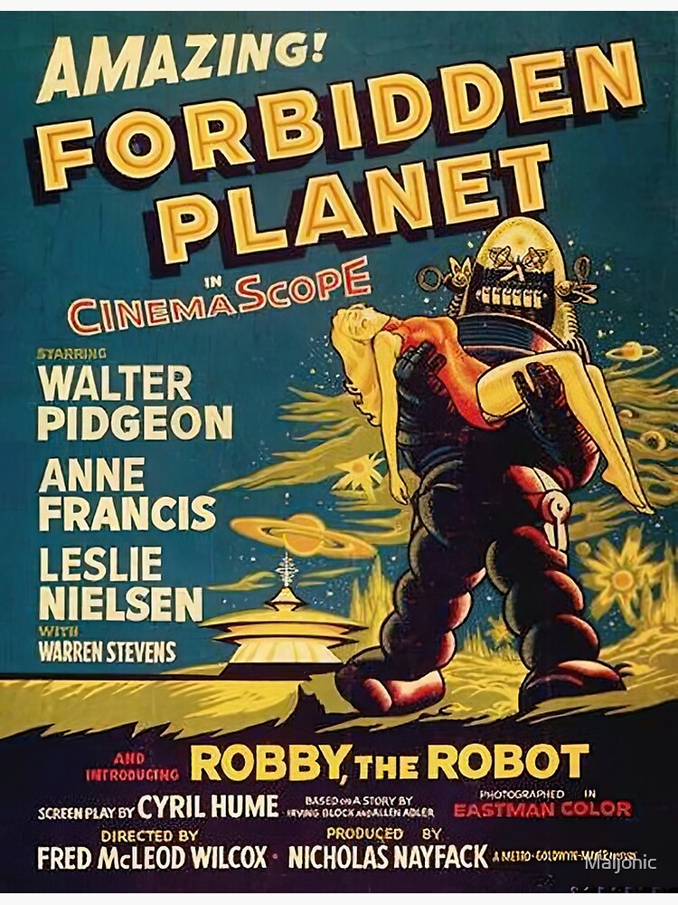 "Forbidden 1956 Science Fiction Sci Fi Poster Ad Gift" Poster