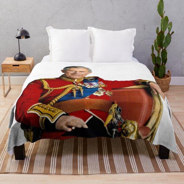 Item preview, King Charles On A Throne Portrait designed and sold by Teetans.