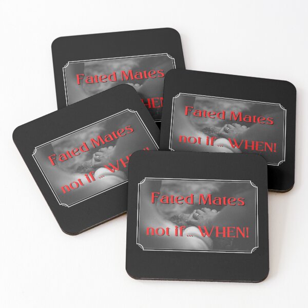 Item preview, Not if, but when. Fated Mates Romance Trope designed and sold by novel-witch.
