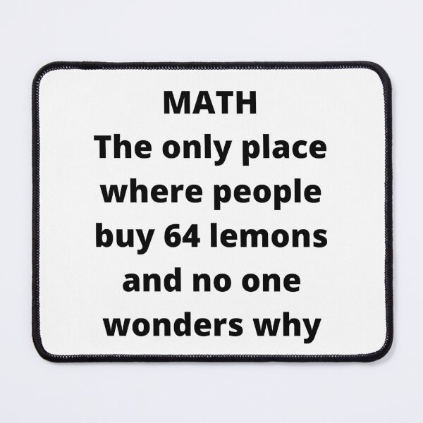 Item preview, Math Lemons designed and sold by Vionarodgers.