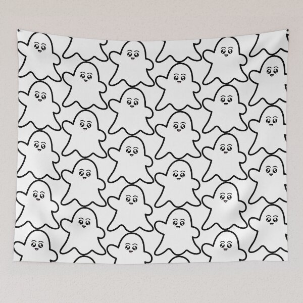 Item preview, Cute smile funny  ghost designed and sold by Cheni-Yathri.