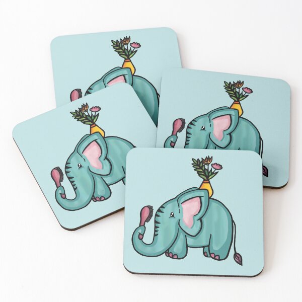 Item preview, Tiny blue elephant  designed and sold by babysnaily.