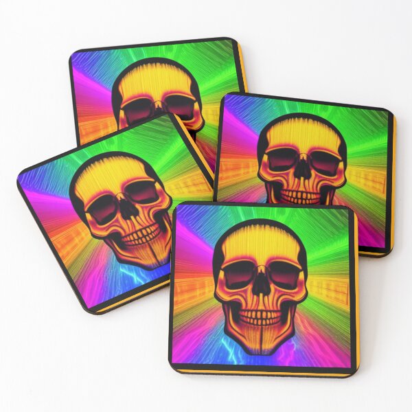 Item preview, Fluorescent Colored Skull 6 designed and sold by Riccivela.