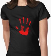 Red Right Hand Women's Fitted T-Shirt