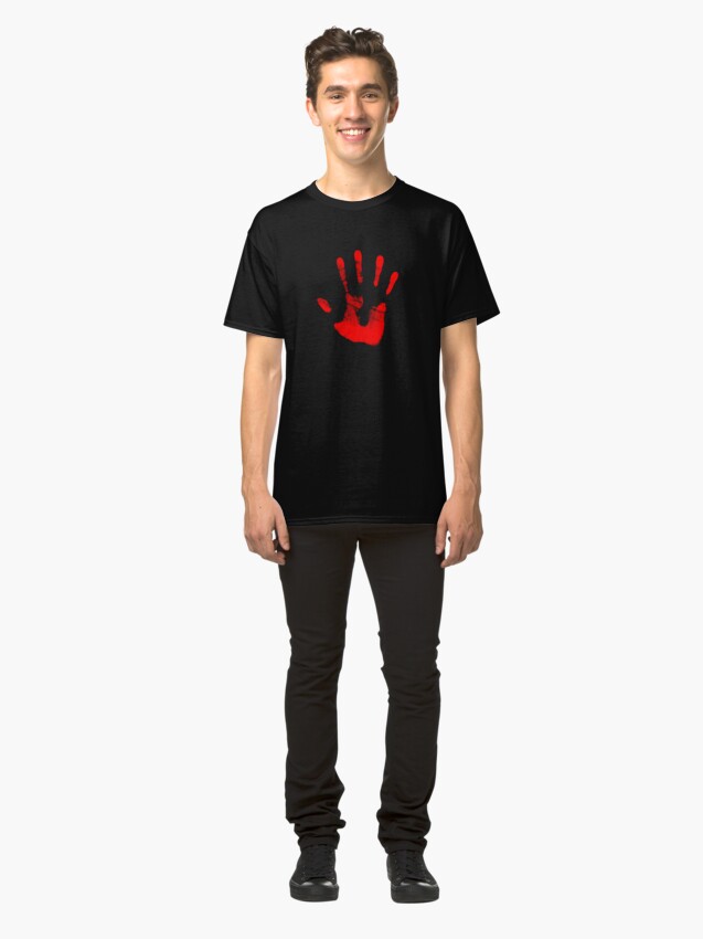 Alternative Ansicht von Rote Rechte Hand Classic T-Shirt