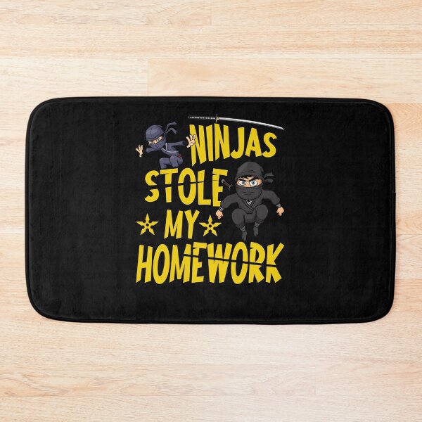 Item preview, Los ninjas robaron mi tarea Niño estudiante Regreso a la escuela designed and sold by quertaautrey8.