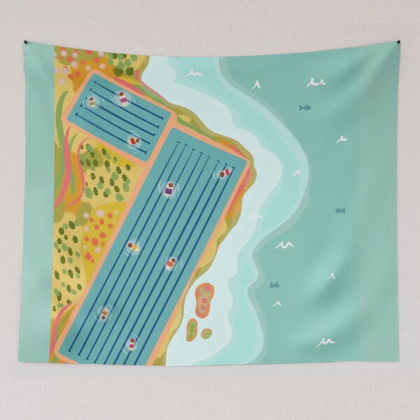 Item preview, Pools by the ocean  designed and sold by Lovelypostcard.