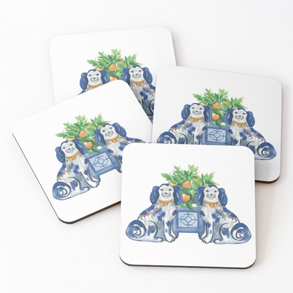 Item preview, Chinoiserie Staffordshire Blue and White Topiary tree designed and sold by Yunihadi.
