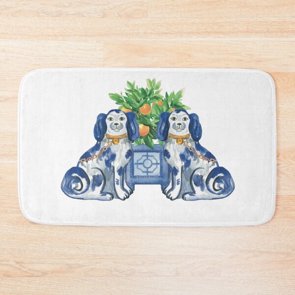 Item preview, Chinoiserie Staffordshire Blue and White Topiary tree designed and sold by Yunihadi.