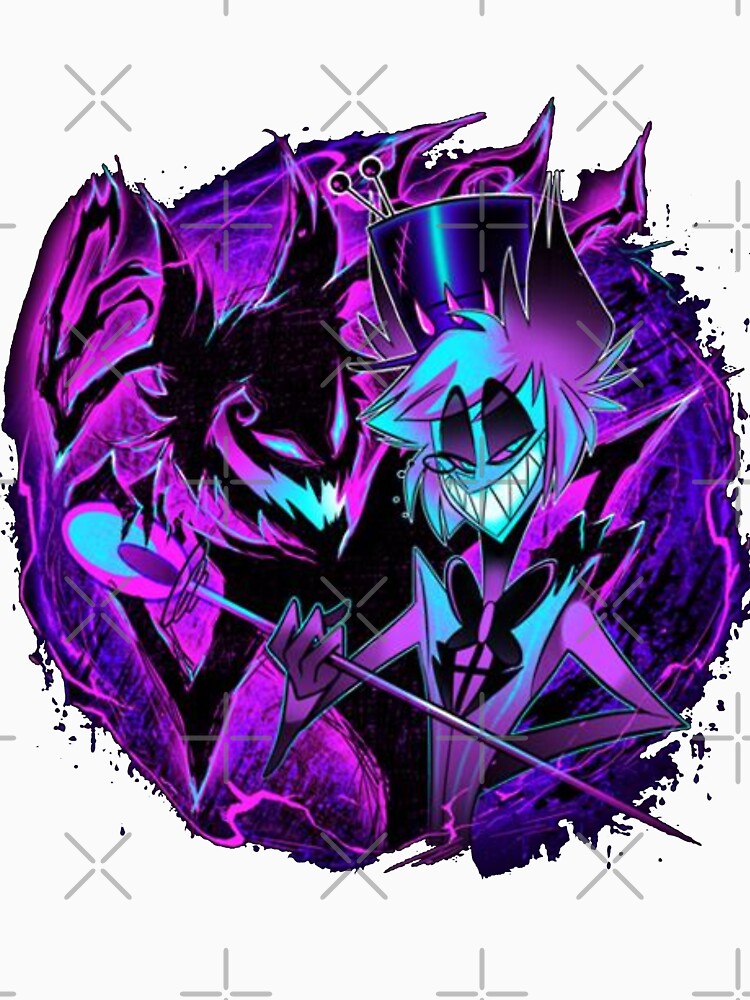 Alastor and His Shadow Hazbin Hotel Pullover Hoodie