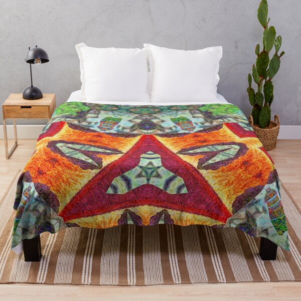 Item preview, FUNNY ABSTRACT HALLOWEEN ZOMBIE SKULL FIRE IN GRAVEYARD PAINTING. designed and sold by Ralek.
