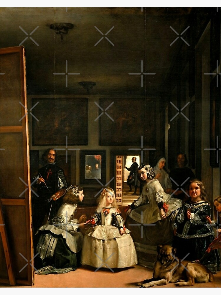 Diego Velazquez - Las Meninas, The Family of Philip IV, (1656), artwork by Diego  Velazquez Art Board Print for Sale by Olivia-One