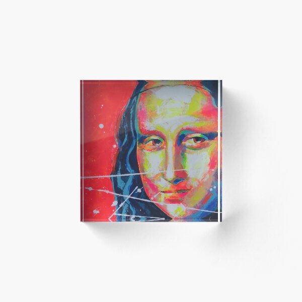 Item preview, La Joconde Mona Lisa Artpainting designed and sold by Marie-Armelle Borel.