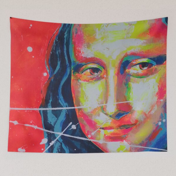 Item preview, La Joconde Mona Lisa Artpainting designed and sold by Marie-Armelle Borel.