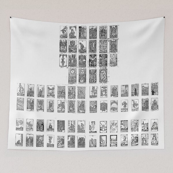 Item preview, Complete tarot in black and white designed and sold by designbywhacky.