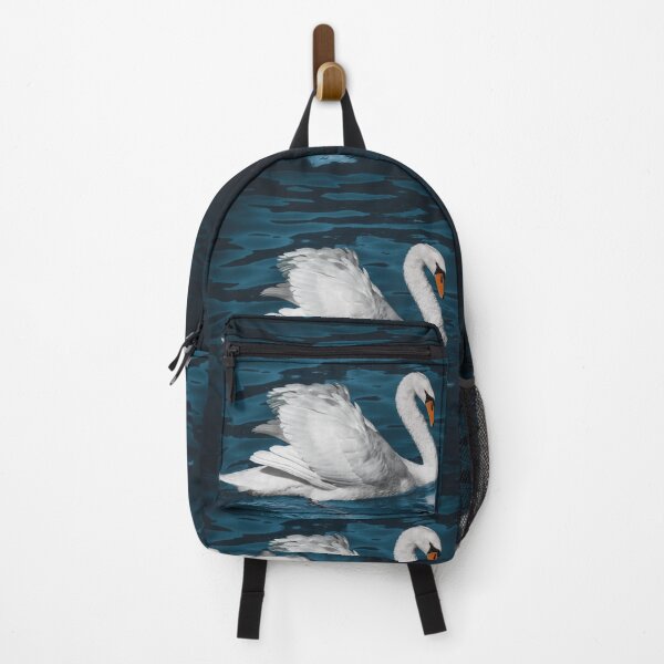 Item preview, White Swans swimming in clear water designed and sold by KRITERSart.